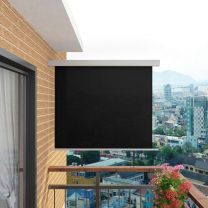  Balkon zijluifel multifunctioneel 150x200 cm zwart