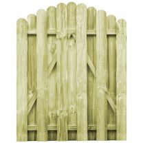  Tuinpoort gebogen ontwerp 100x125 cm FSC gempregneerd grenenhout