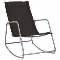  Tuinschommelstoel 95x54x85 cm textileen zwart