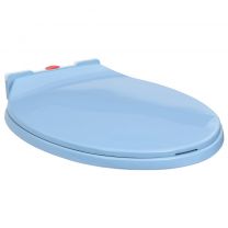  Toiletbril soft-close en quick-release ovaal blauw