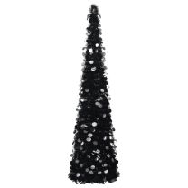  Kunstkerstboom pop-up 150 cm PET zwart