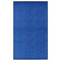  Deurmat wasbaar 90x150 cm blauw