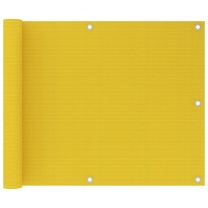  Balkonscherm 75x600 cm HDPE geel