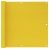  Balkonscherm 90x600 cm HDPE geel