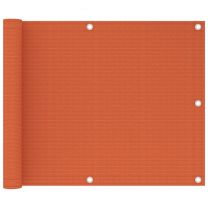  Balkonscherm 75x300 cm HDPE oranje