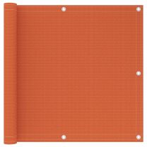  Balkonscherm 90x400 cm HDPE oranje