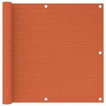  Balkonscherm 90x500 cm HDPE oranje