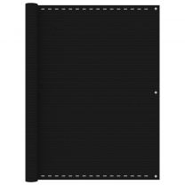  Balkonscherm 120x300 cm HDPE zwart