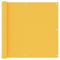  Balkonscherm 90x300 cm oxford stof geel
