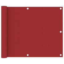  Balkonscherm 75x300 cm oxford stof rood