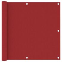  Balkonscherm 90x300 cm oxford stof rood