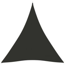  Zonnescherm driehoekig 5x6x6 m oxford stof antracietkleurig