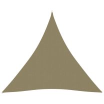  Zonnescherm driehoekig 3x3x3 m oxford stof beige