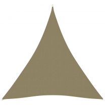  Zonnescherm driehoekig 4x5x5 m oxford stof beige