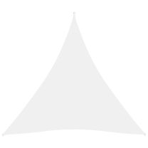  Zonnescherm driehoekig 3x3x3 m oxford stof wit