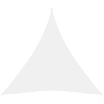  Zonnescherm driehoekig 6x6x6 m oxford stof wit