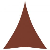  Zonnescherm driehoekig 3x4x4 m oxford stof terracottakleurig