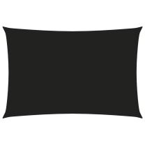  Zonnescherm rechthoekig 2x4 m oxford stof zwart
