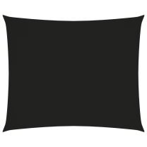  Zonnescherm rechthoekig 3x4 m oxford stof zwart