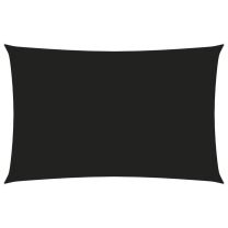 Zonnescherm rechthoekig 3x6 m oxford stof zwart