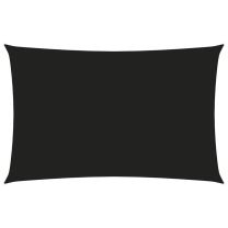  Zonnescherm rechthoekig 4x7 m oxford stof zwart