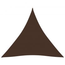  Zonnescherm driehoekig 4x4x4 m oxford stof bruin