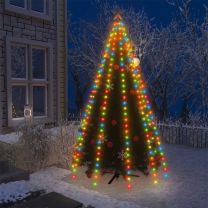  Kerstboomverlichting met 250 LED's meerkleurig net 250 cm