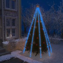  Kerstboomverlichting met 400 LED's blauw net 400 cm