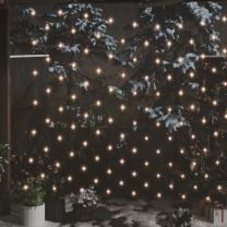  Kerstnetverlichting 204 LED's binnen en buiten 3x2 m warmwit