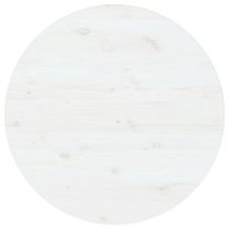  Tafelblad 90x2,5 cm massief grenenhout wit