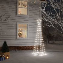  Kegelkerstboom 108 LED's koudwit 70x180 cm