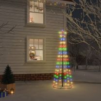  Kegelkerstboom 108 LED's 70x180 cm meerkleurig