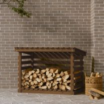  Haardhoutrek 108x73x79 cm massief grenenhout honingbruin