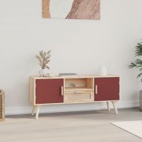 Tv-meubel met deuren 105x30x45 cm bewerkt hout