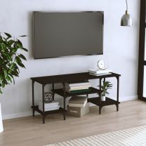  Tv-meubel 102x35x45,5 cm bewerkt hout zwart