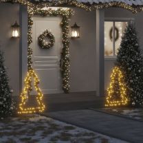  Kerstverlichting met grondpinnen boom 115 LED's 90 cm