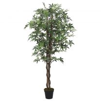  Kunstplant esdoornboom 336 bladeren 120 cm groen