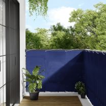  Balkonscherm 120x1000 cm 100% polyester oxford blauw