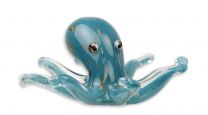 A MURANO STYLE GLASS FIGURINE OF AN OCTOPUS