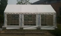 Classic Plus Feest-tent PVC 4x6x2 mtr in Wit