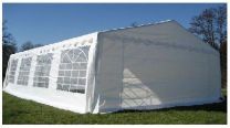 Classic Partytent PE 4x6x2 mtr in Wit