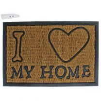 Deurmat Kokos-Rubber  Love My Home - 40 x 60 cm