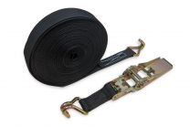 Spanband 13 meter | Zwart – 2,5cm breed band