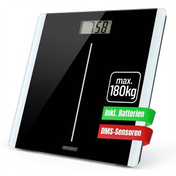 Smart Personenweegschaal Zwart met Lichaamsanalyse