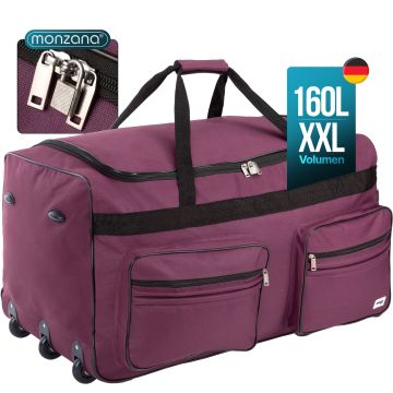 Reistas XXL Bordeaux Rood 160L met Wielen