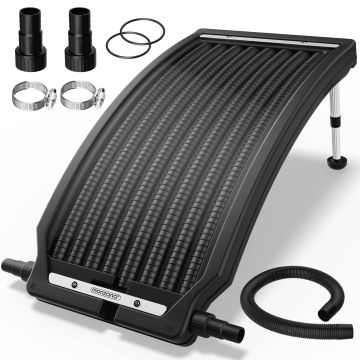 Zwembadverwarming Zonnepaneel Antraciet 112x55x14cm