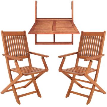 Tuinset 3-delig Acaciahout FSC®-gecertificeerd