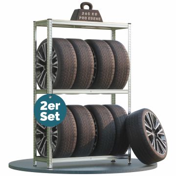 Bandenrek 180x120x40cm gegalvaniseerd 795kg , Set van 2