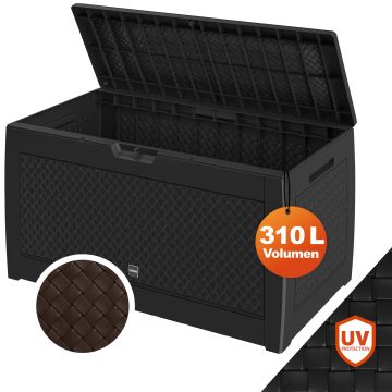 Kussenbox Matuba Antraciet kunststof 310L