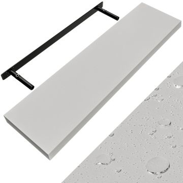 Wandplank Zwevend Mat Wit MDF 90x23x3,8cm